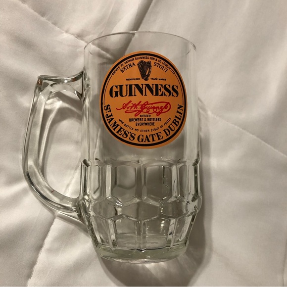 Ravenhead Barmasters Dining Clear Glass Guinness Extra Stout Beer